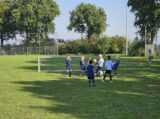 Mini Toernooitje op Sportpark Het Springer met S.K.N.W.K. JO7 en De Jonge Spartaan JO7 (94/174)